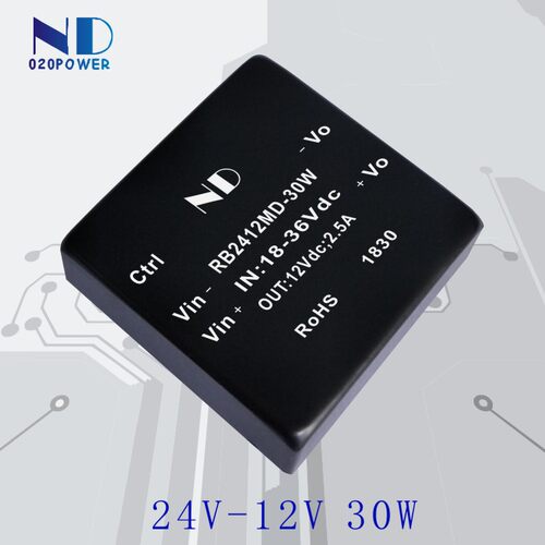 4:1降压电源模组DCDC24V60V100V转5V6A12V15V24V30W40W稳压隔离