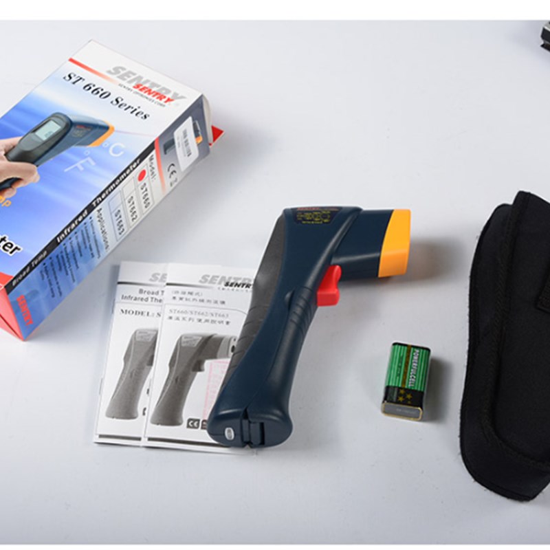 原装台湾SENTRY先驰SqT662手持式999高温红外线测温仪温度测试