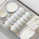 高颜值碗碟套装 家用2025新款 釉下彩碗盘乔迁新居碗具 餐具套装 法式