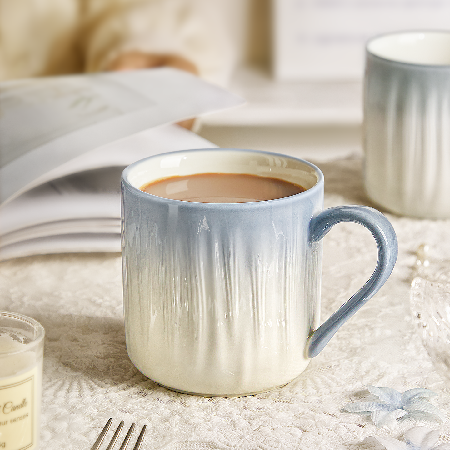 陶瓷马克杯家用水杯男生喝水杯子高级感轻奢设计感办公室咖啡杯,餐饮具,马克杯,淘宝优惠券,粉丝福利购,淘宝优惠卷