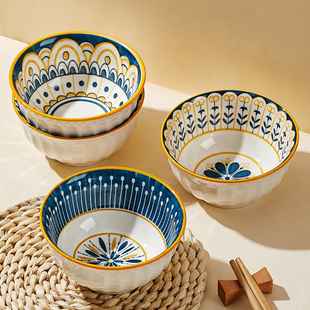 碗 盘子碗个人专用碗好看 日式 陶瓷米饭碗4.5寸小碗家用2026新款