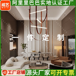 弧形波浪板波纹格栅密度板弯弧内外PVC半圆户外凹凸背景护墙板材