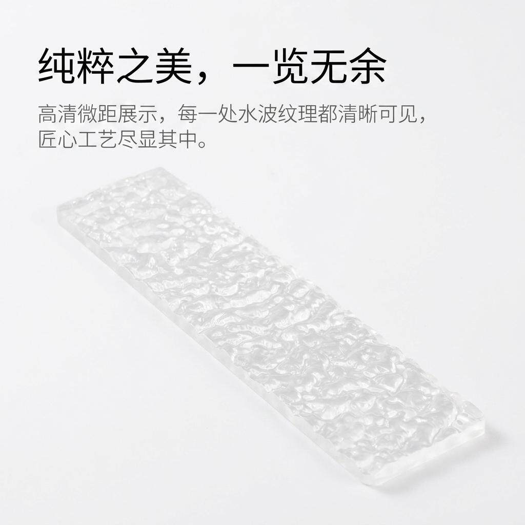 FTTOT极简亚克力机械键盘手托68/87/104键水波纹键盘支架手托腕托