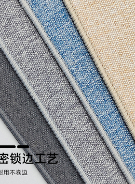 亚麻鼠标垫简约质感超大号电脑键盘垫降噪减震办公桌面垫加厚棉麻