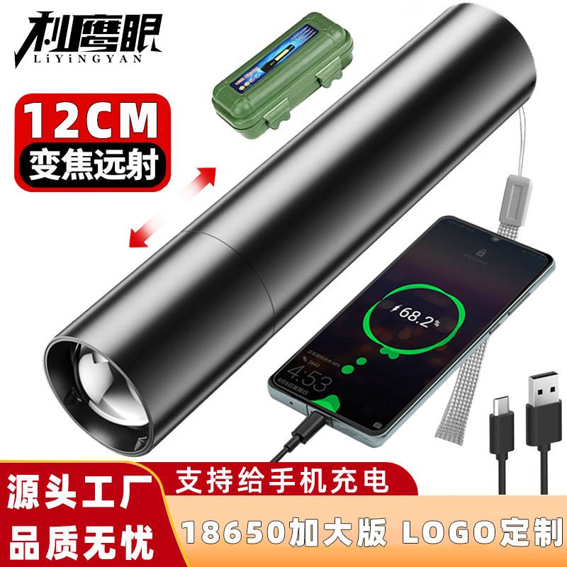 LED户外强光照明内置锂电