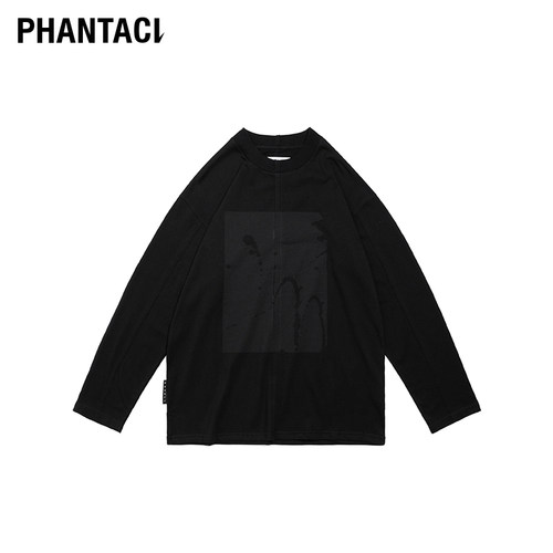 PHANTACi周杰伦潮牌水洗长袖T恤