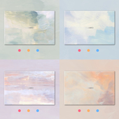 简约油画风笔记本电脑贴纸适用联想小新pro16华为matebook14全套保护膜华硕天选3 15.6寸小米air13.3外壳贴膜