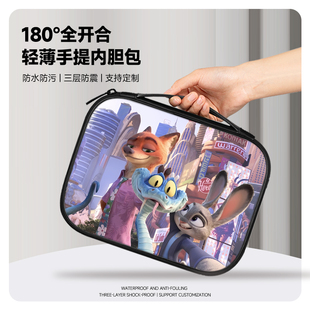 疯狂动物城平板ipad收纳包适用小米平板6Pro11英寸手提包苹果ipadair10.9寸电脑mini8.3寸卡通华为12.2外带包