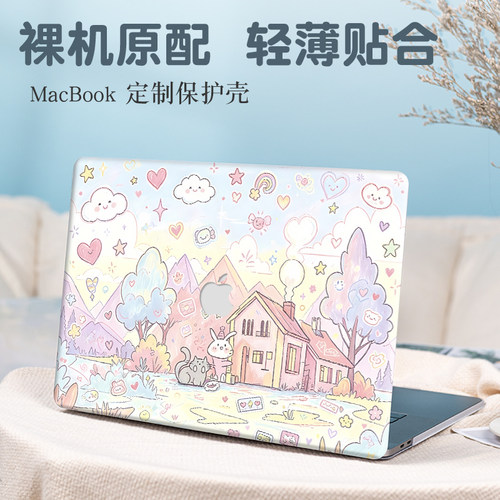 2026新款可爱苹果macbookPro14保护壳适用Air13.6寸笔记本M5/M4电脑Pro16防摔Neo13外壳air15.3寸卡通保护套