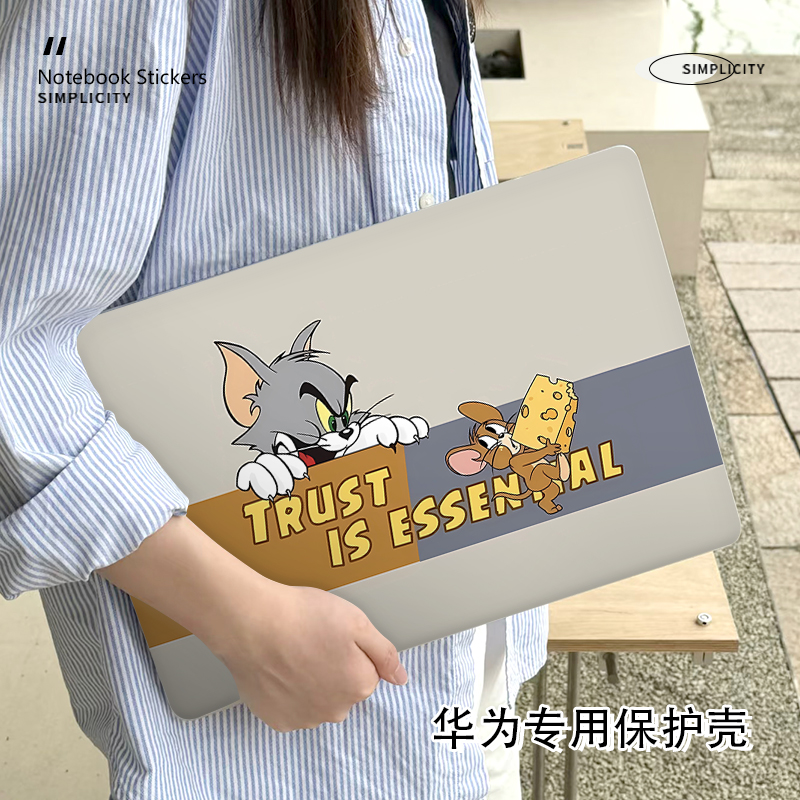 猫和老鼠华为matebook14保护壳适用13S/14S/16S笔记本D14/D15/D16外壳荣耀magicbook防摔Xpro电脑13寸保护套