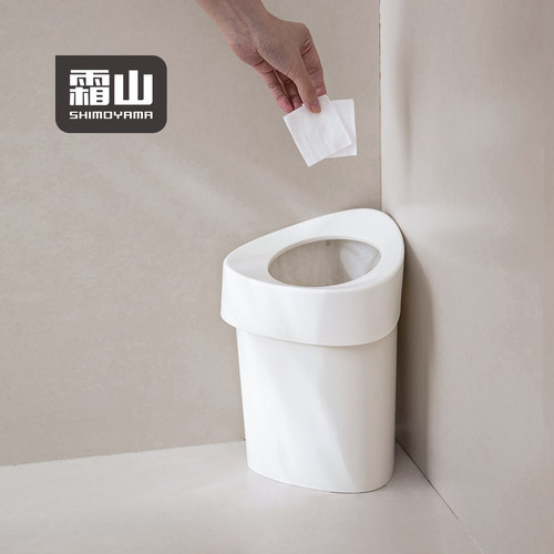 霜山三角形垃圾桶可靠墙角摆放