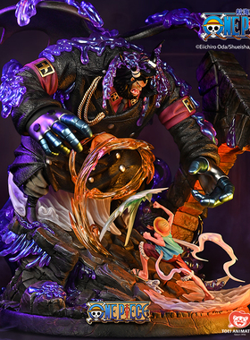 【开天工作室/售罄展示】《航海王》正版授权-路飞VS麦哲伦雕像