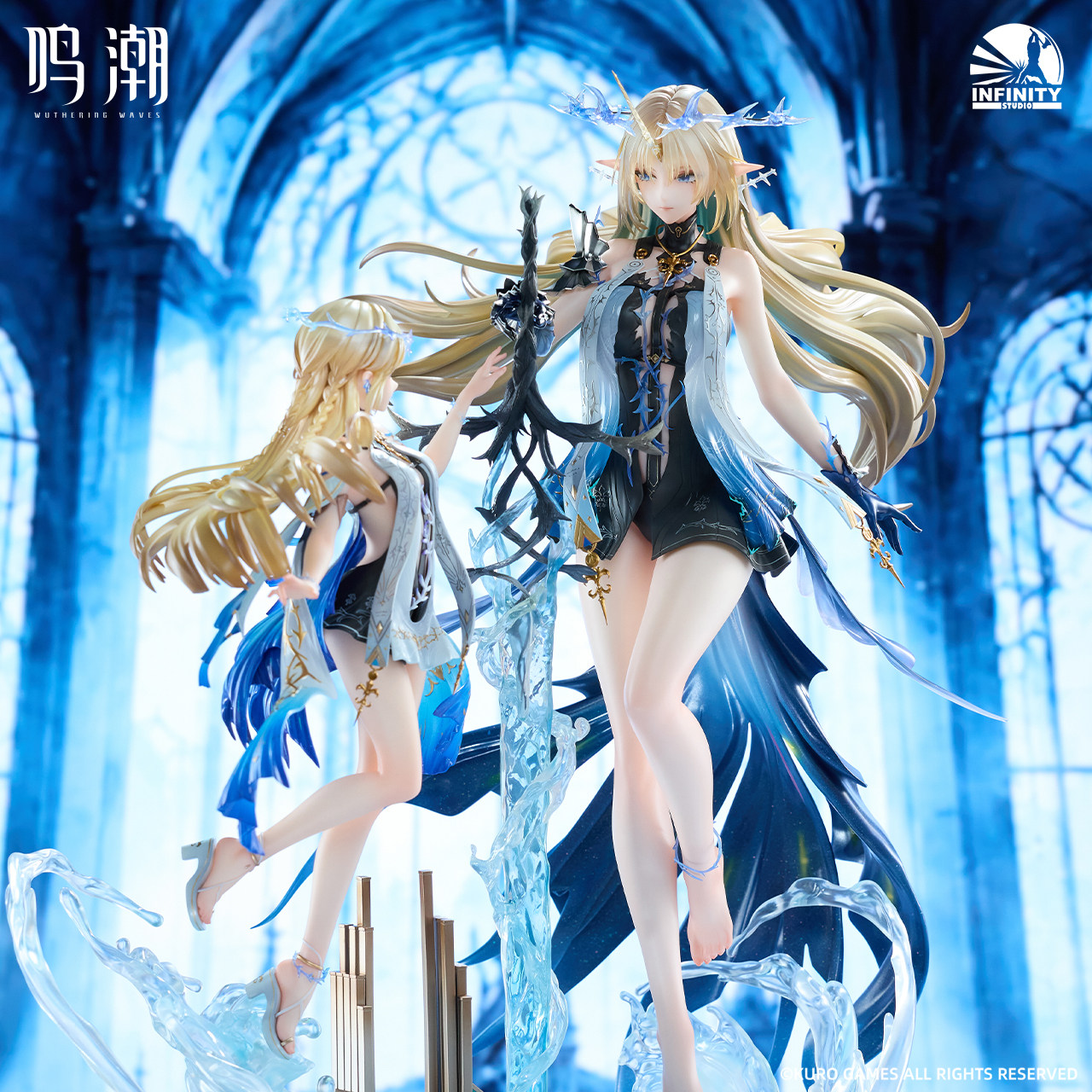 thumbnail for [Kaitian Studio Pre-sale Deposit] Wuthering Waves Frudelis & Katishia Collector's Grade Statue