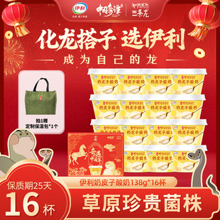 【中国奇谭2 IP联名礼盒】伊利宫酪奶皮子酸奶138g*16杯呼伦贝尔