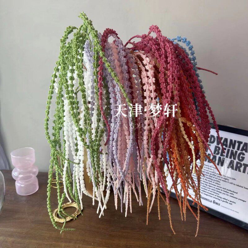 仿真吊米婚礼堂装饰吊顶宴会路引垂吊情人泪柔丽丝泡沫垂挂花艺