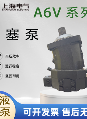 上海电气液压气动A6VM28/55/80/107/160HD1D/63W斜轴式柱塞泵马达