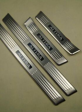 门槛door条尼桑适用踏板带灯- 于17nissanAltima迎宾sill13不锈钢