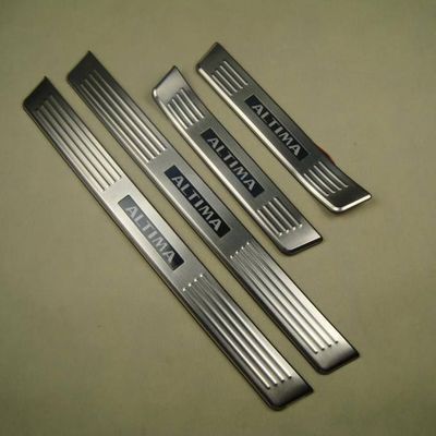 门槛door条尼桑适用踏板带灯于