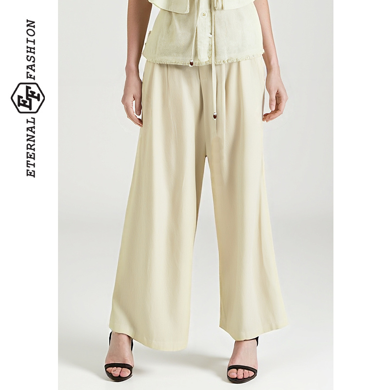 秋冬新款宽松长裤通勤阔腿裤