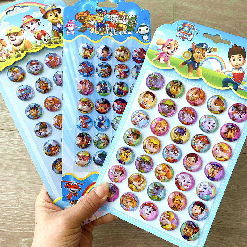 儿童卡通贴画3d立体狗狗水晶钻石贴汪汪队立大功粘贴幼儿园奖贴纸使用感如何?