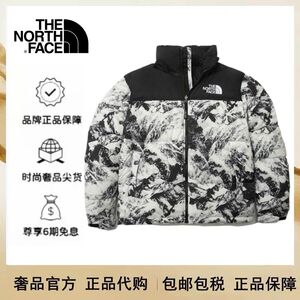 现货TheNorthFace北面羽绒服雪山一代二代TNF联名sup男女鹅绒外套