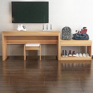 极速酒店家具标间k全套宾馆行李架客房快捷公寓民宿专用电视柜电