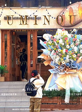 户外打卡布置婚礼巨型玫瑰花