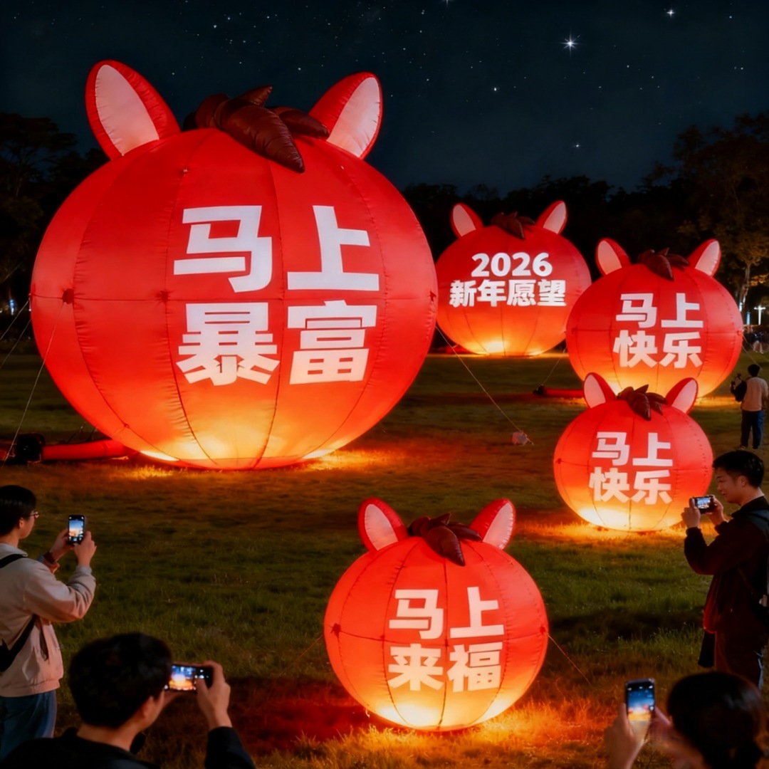 2026新年马上发财充气气模