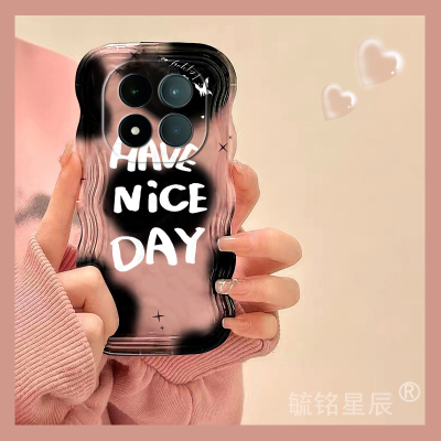 2025适用小米redmi红米note15pro手机壳note14pro+新款13女款ins风12t色块12turbo粉色11tpro十11e轻奢风11r