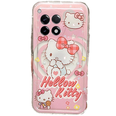 新款紫色库洛米可爱hellokitty适用一加Ace3Pro手机壳1+Ace3透明的Ace3V硅胶2V卡通2Pro带支架情侣kt猫凯蒂猫