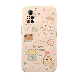 新款可爱卡通动物适用华为honor荣耀V40轻奢版手机壳V30透明V30Pro硅胶的V20挂绳V10腕带V9防摔V8猫咪少女心p