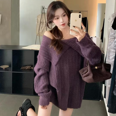 高级感气质温柔风减龄针织上衣潮
