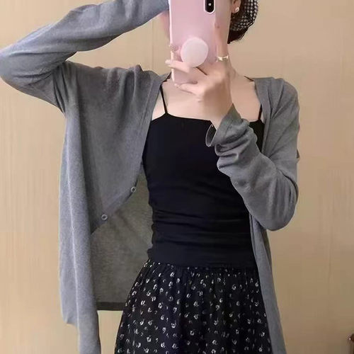 高级感气质百搭简约针织微调女潮