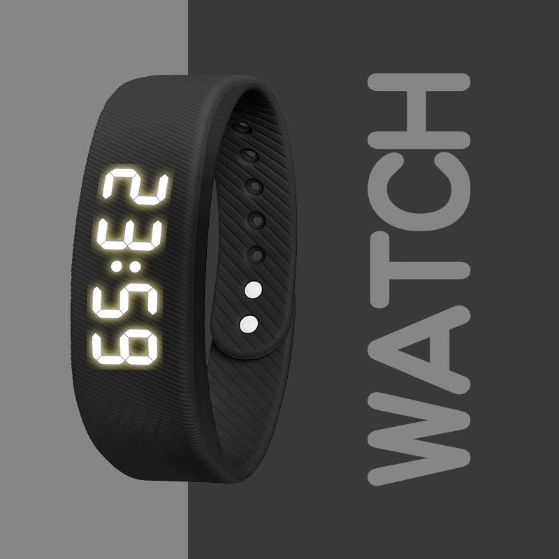 led数字屏幕智能手环电子表
