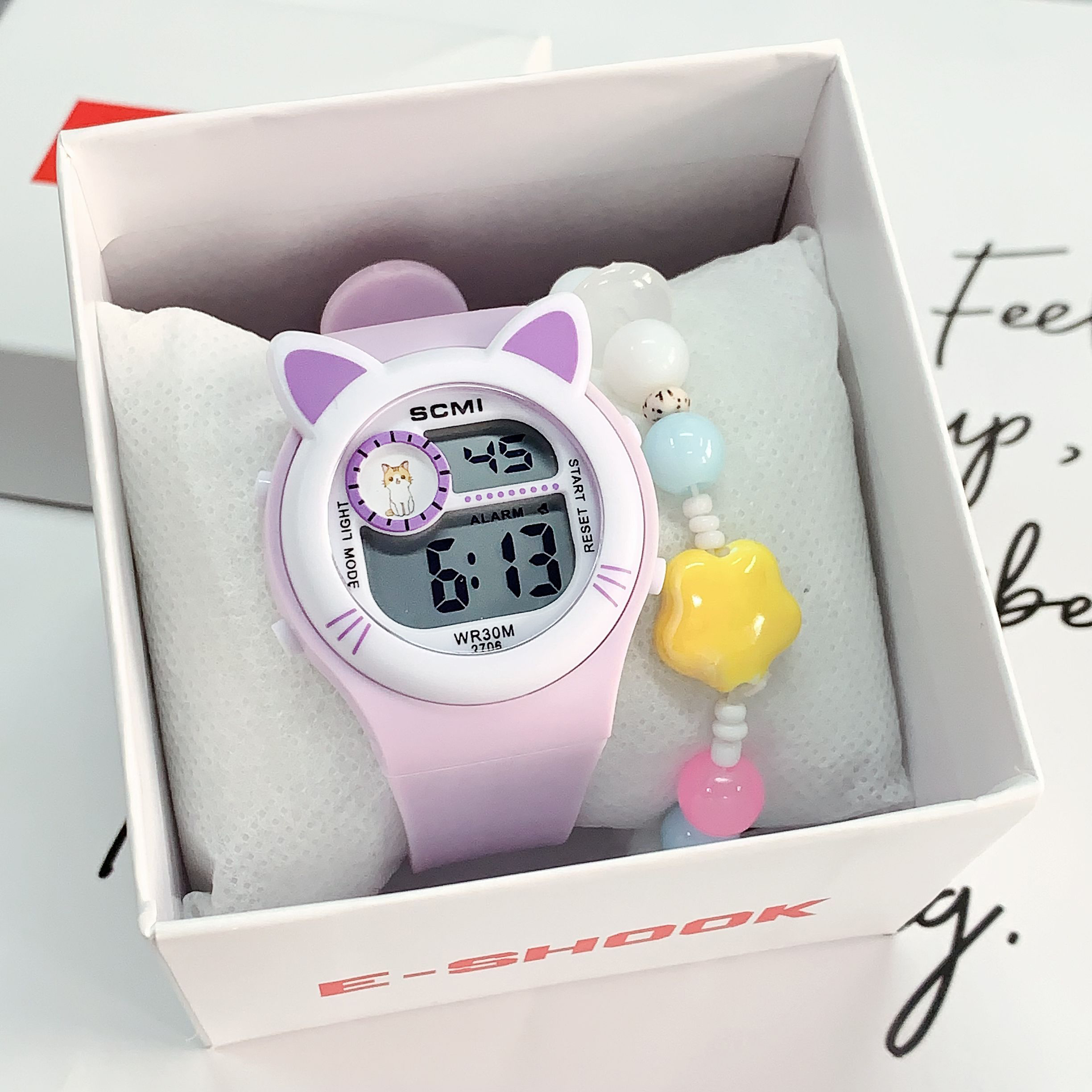 儿童手表防水小学生幼儿园电子表