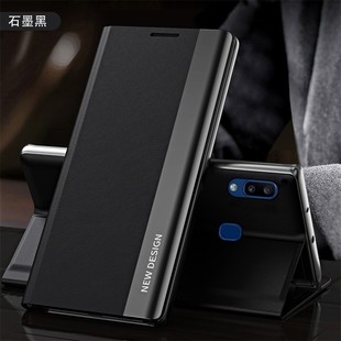 盖世a3o屏幕全包男新款 a30支架SM Case 适用三星A30手机壳Samsung A30 A305F磁吸盒套子 Cover翻盖式 Galaxy