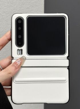 适用华为puraX手机壳新款折叠屏素皮纯色透黑边框中轴保护Purax典藏版时尚全包防摔purax保护壳女