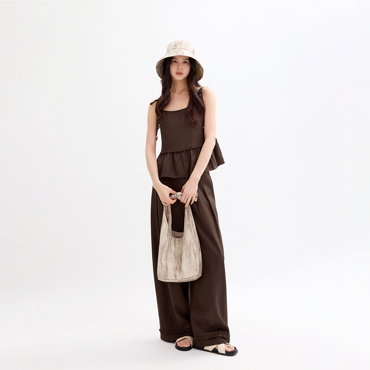 天丝晕染感渔夫帽/包包