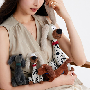 【潦草小狗】玩偶/真皮流苏挂件 绒毛丰盈轻柔 百搭包挂钥匙扣