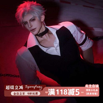 cos西服背心马甲酒吧男模西装