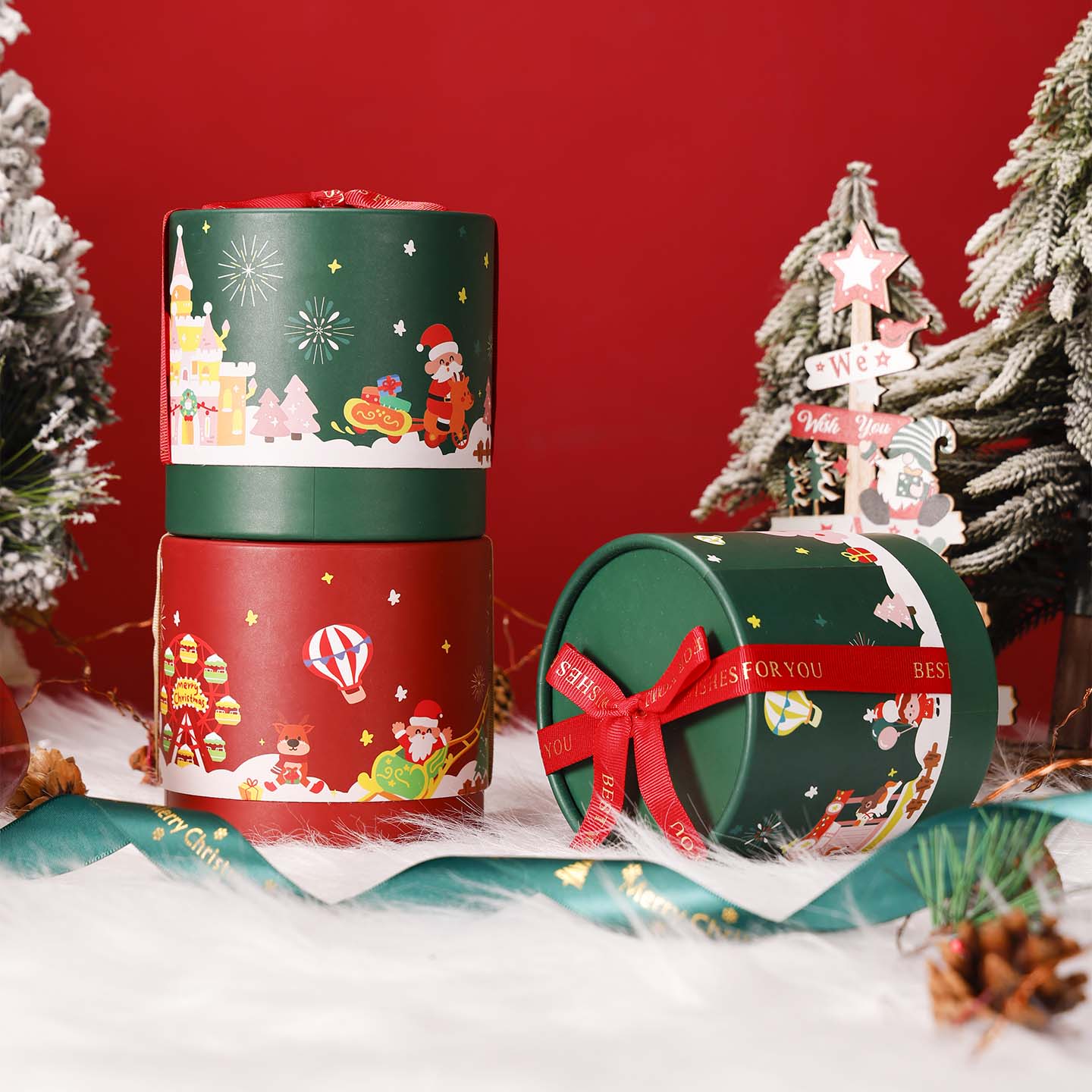 平安夜苹果盒圣诞礼盒