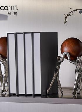 邸高家居 创意守护地球书档摆件 样板房间装饰品书房布置陈列书柜