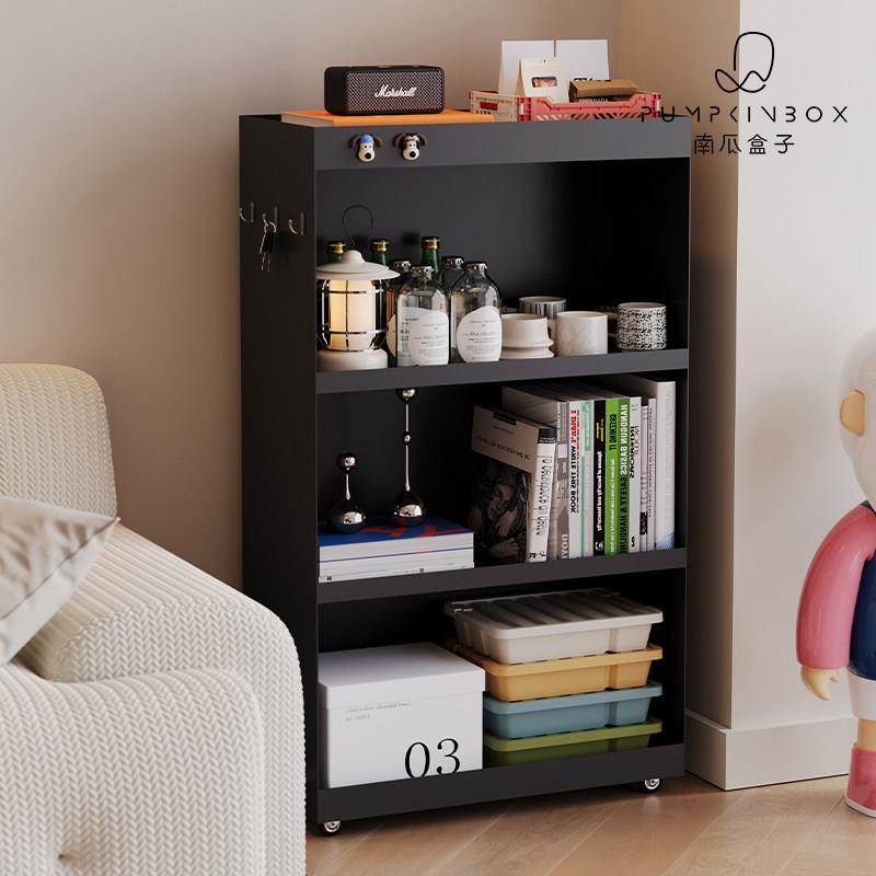 可移动推车置物架北欧简约家用客厅落地书架收纳柜简易多层储物架,住宅家具,移动边几/推车,淘宝优惠券,粉丝福利购,淘宝优惠卷