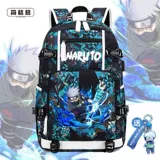 Наруто, вместительный и большой школьный рюкзак, для средней школы