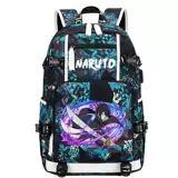 Наруто, вместительный и большой школьный рюкзак, для средней школы