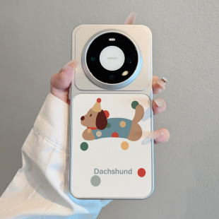 ins m60小众pro女款 适用华为mate80手机壳新款 高级感mate80promax全包防摔mate70可爱波点腊肠狗70pro网红爆款