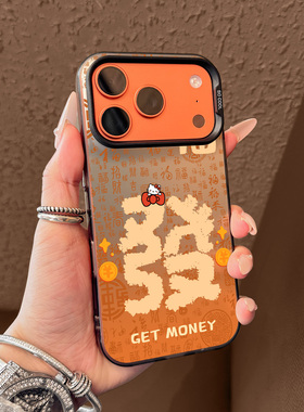 适用苹果17promax手机壳新款iPhone17kt猫17pro女款16高级感16pro磨砂15防摔ip全包14硅胶13创意12新年11外壳