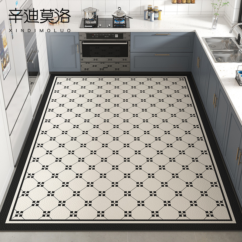 可擦免洗pvc整铺地垫防滑防油