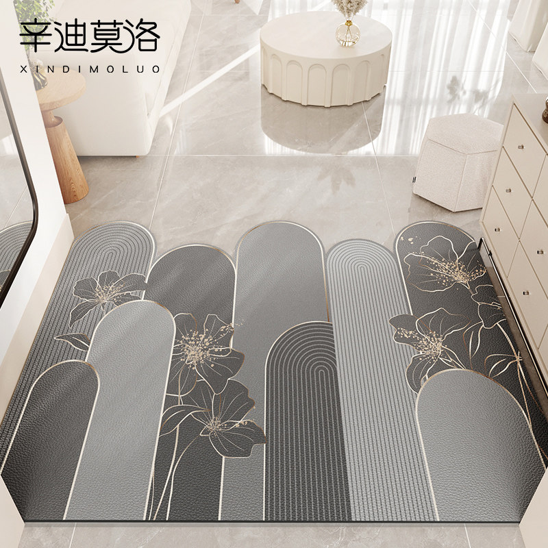 2024新款入户地垫可擦免洗进门口脚垫家用玄关门垫皮革可裁剪地毯,居家布艺,入户地垫,淘宝优惠券,粉丝福利购,淘宝优惠卷