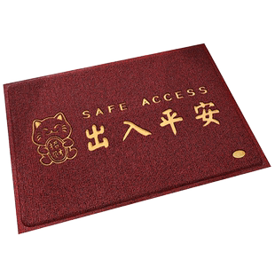 丝圈地垫入户门垫进门门口脚垫门外2024新款玄关进户出入平安地毯